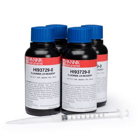 liquid drop test kits for flouride|Fluoride Low Range Reagents (100 tests) .